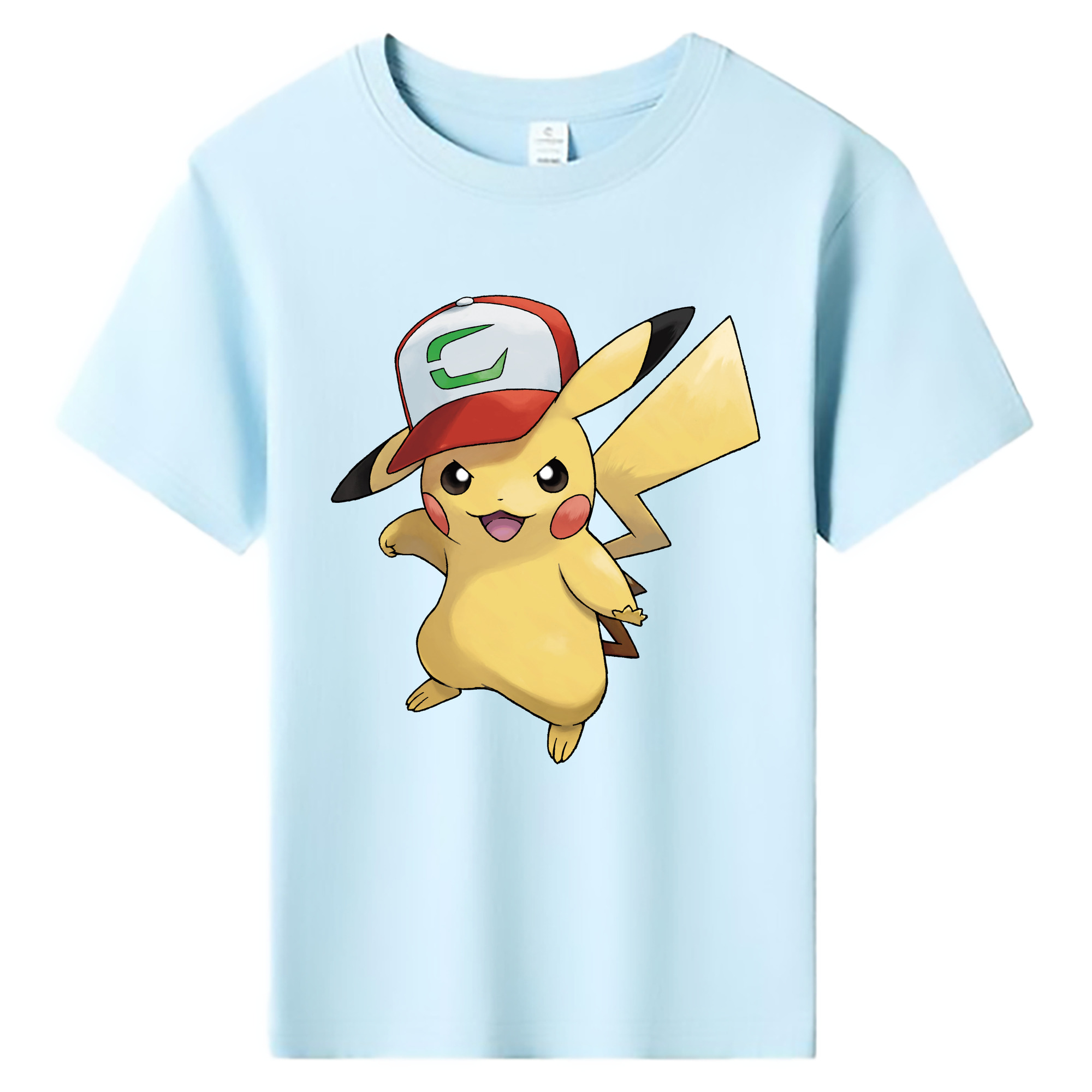 （画像用） ポケットモンスター Pokémon 綿100％キッズTシャツ（フロントプリント）